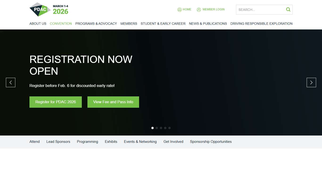 PDAC | Convention - 2026